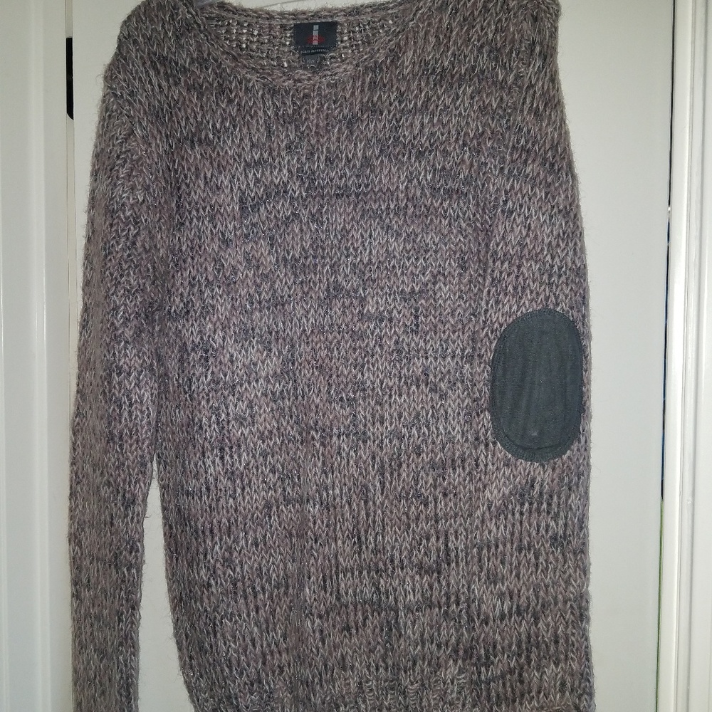 Mauve and grey sweater